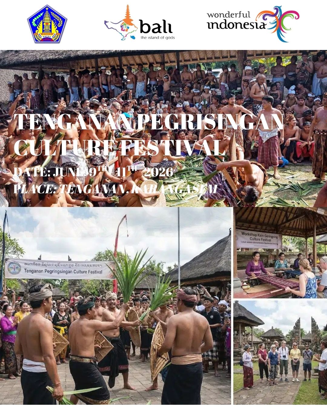 <p>Tenganan Pegringsingan Culture Festival</p>